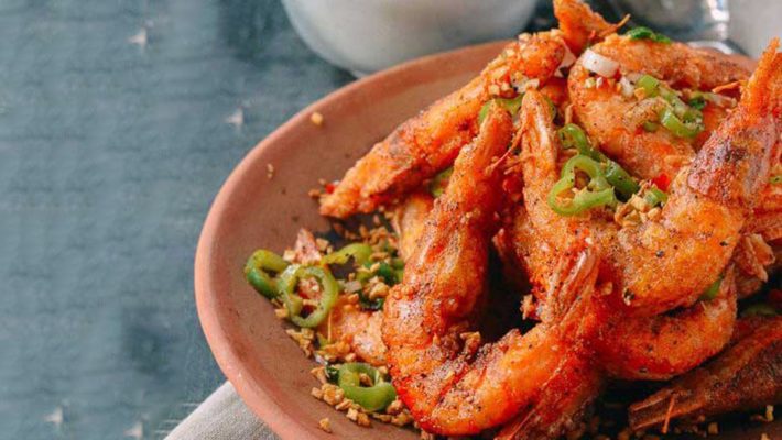 CÁCH NẤU MÓN TÔM RANG MUỐI