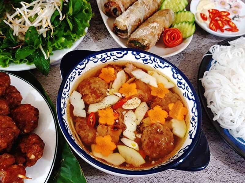 CÔNG THỨC LÀM NƯỚC CHẤM BÚN CHẢ HÀ NỘI NGON 4 Bun Cha (2)