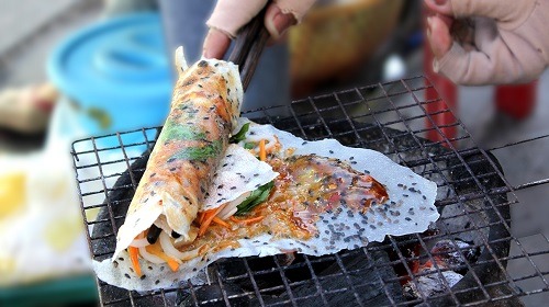 Bánh tráng nướng Phan Thiết Món ăn vặt đặc trưng của vùng biển