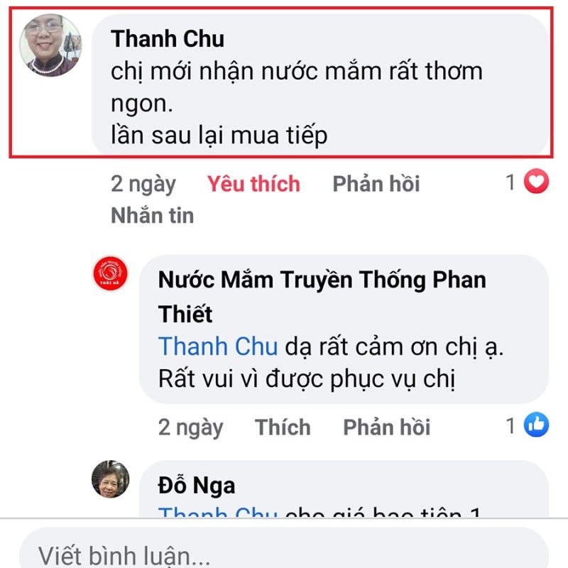 PHẢN HỒI KHÁCH HÀNG 57 nuoc mam truyen thong phan thiet 2