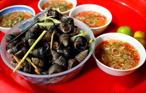 Cách Làm Ốc Luộc Chấm Nước Mắm Gừng Thơm Ngon Đúng Điệu 1 Ốc Luộc Chấm Nước Mắm Gừng