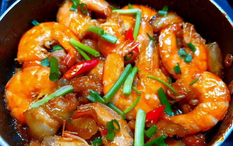Cách Làm Tôm Rim Thịt Ba Chỉ Thơm Ngon, Đậm Đà 1 Tôm Rim Thịt Ba Chỉ