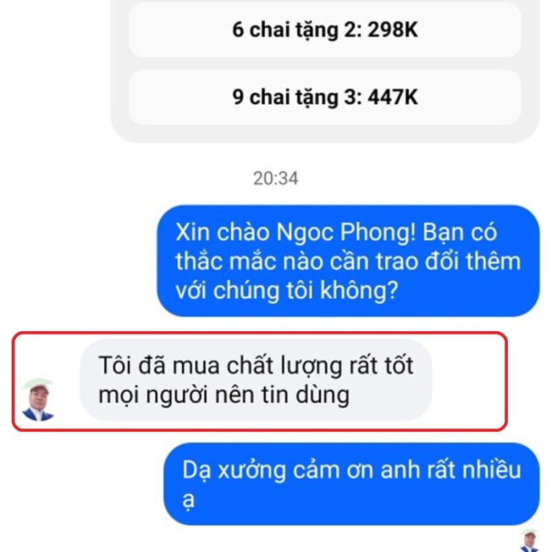 PHẢN HỒI KHÁCH HÀNG 23 Nước mắm truyền thống phan thiết