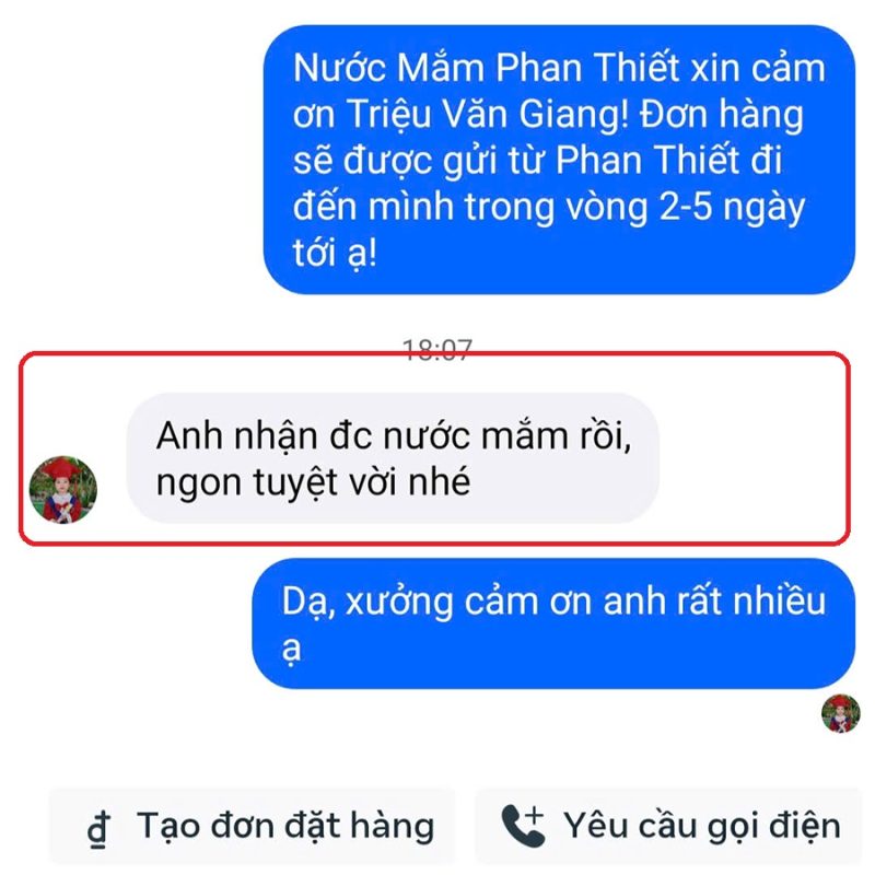 PHẢN HỒI KHÁCH HÀNG 44 Nước mắm truyền thống phan thiết